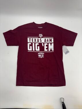 289C Texas A&M Aggies Gig ’Em Southwest Classic T-Shirt Men’s Medium Maroon